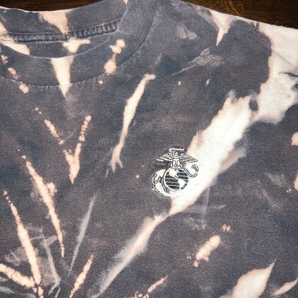 Repurposed bleached tee Marines - Picture 3 of 3